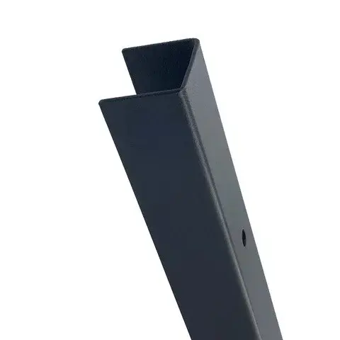 POTEAU DE FINITION A RAINURE H PIECE 34/37/34MM 2000MM  RAL 9005 