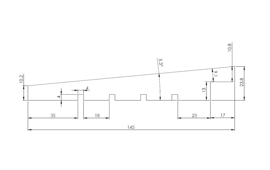 OVERLAPPLANCHET RNG 24X145 MM