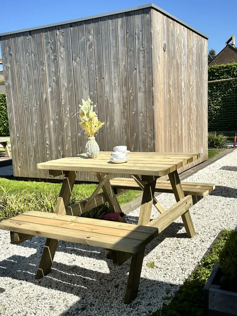 PICKNICKTAFEL RNG 90CM - VRIJSTAAND
