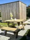 PICKNICKTAFEL RNG 90CM - VRIJSTAAND