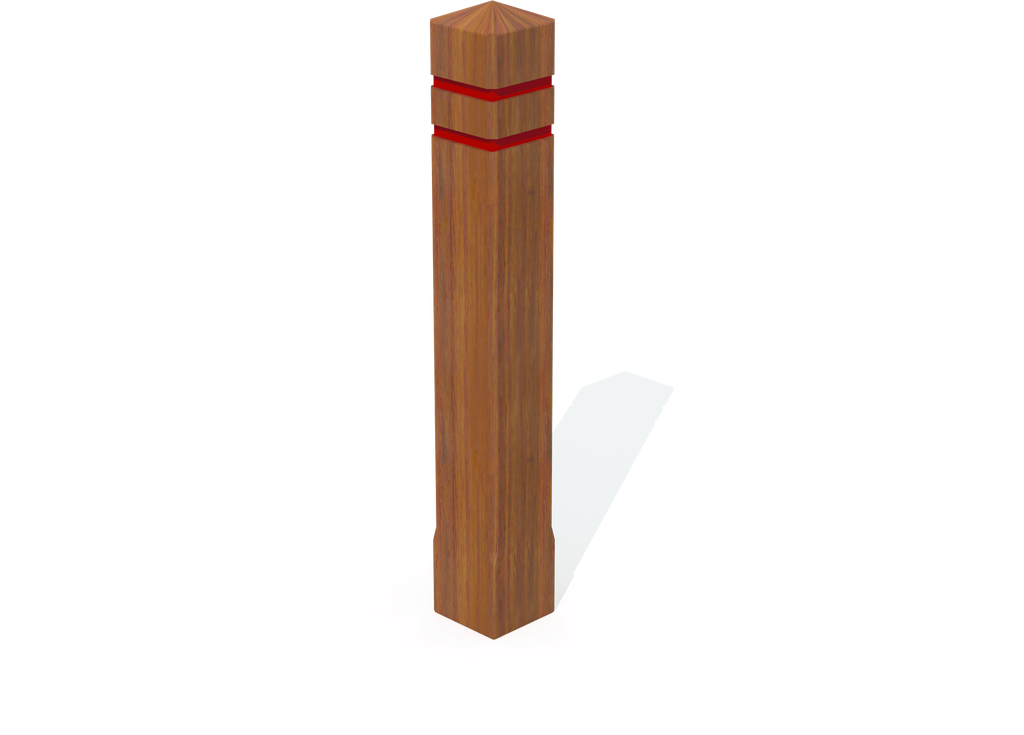 AFBAKENINGSPAAL AZOBE 140CM (14X14CM) + 2 INKEPING