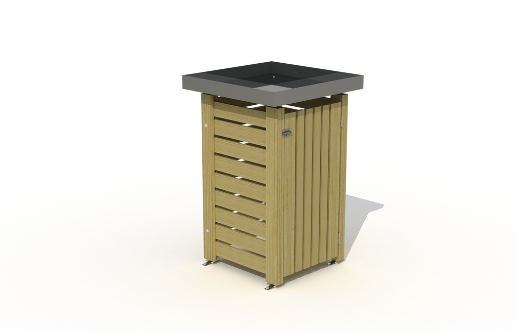 CACHE POUBELLE EXCLUSIVE FLORA 128X80X80CM