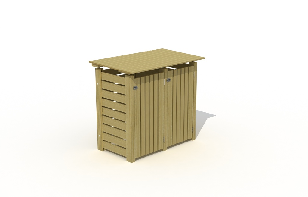 AFVALBERGING STANDARD MET DAK 125X135X80CM