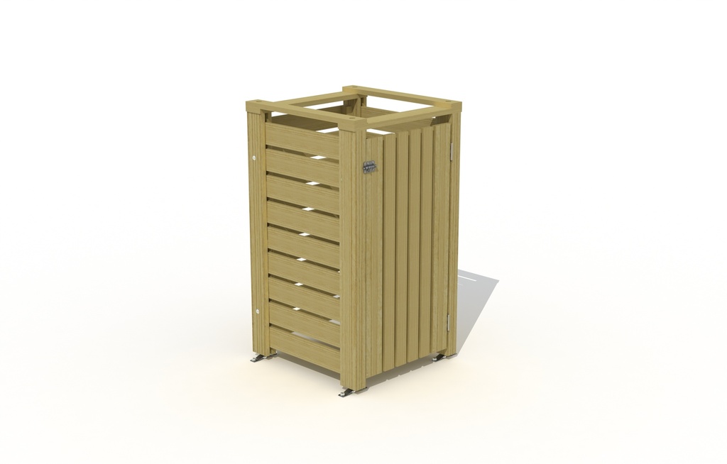 CACHE POUBELLE STANDARD SANS TOIT 122X66X69CM