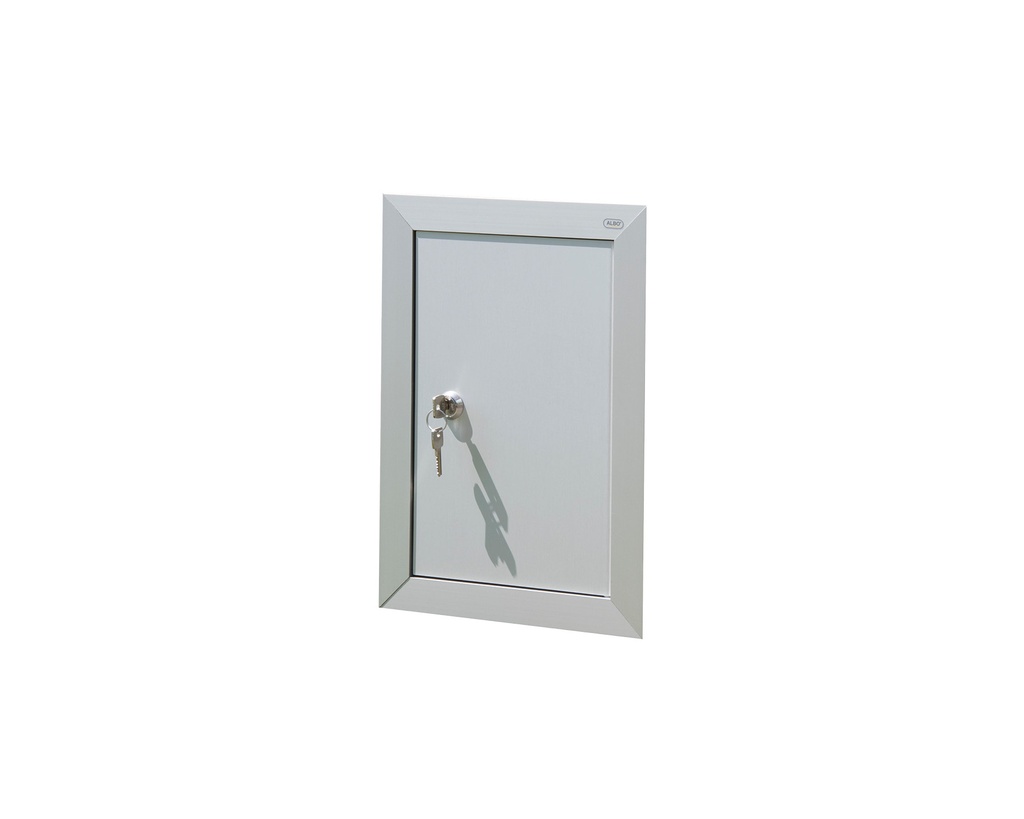 PORTE CÔTÉ PRIVÉ ALU POUR BOÎTE POSTALE 