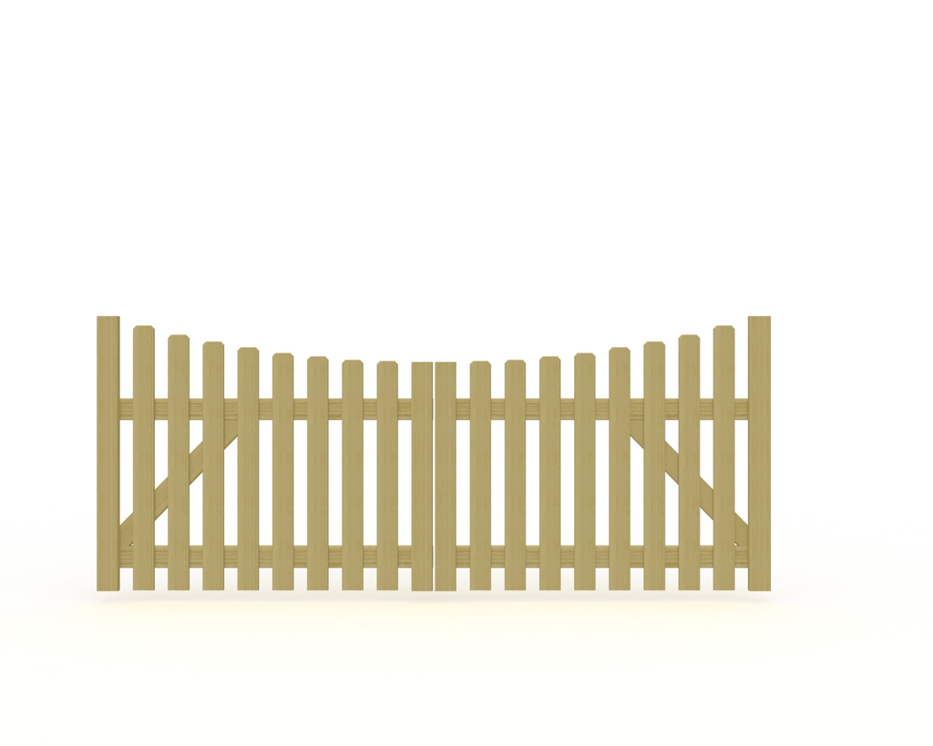 PORTAIL LATTES BISAUTEES GALBE 120/100X300CM