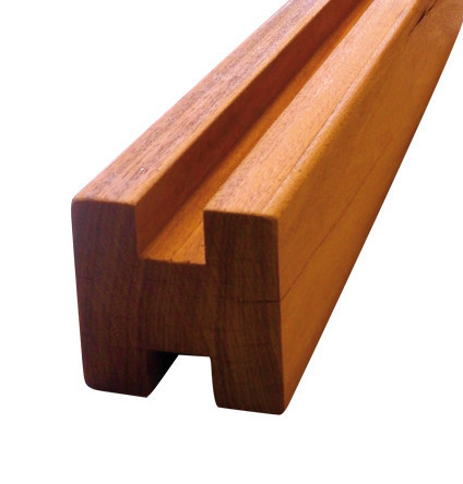 POTEAUX A RAINURES EN OKAN 90CM (9X9CM)