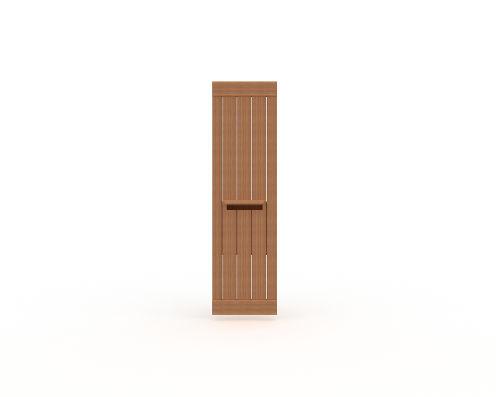 MAESTRO VAST PANEEL PADOUK 191X54CM - BRIEVENBUS