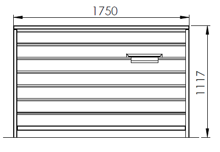 BOÎTES AUX LETTRES MODERN EN PADOUCK GRAND 1 OUVERTURE