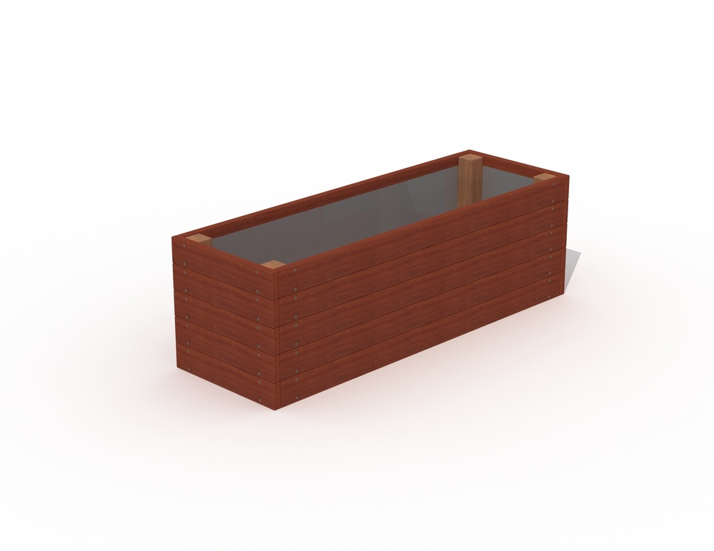 QUADRO BLOEMBAK HARDHOUT 150X50X48CM