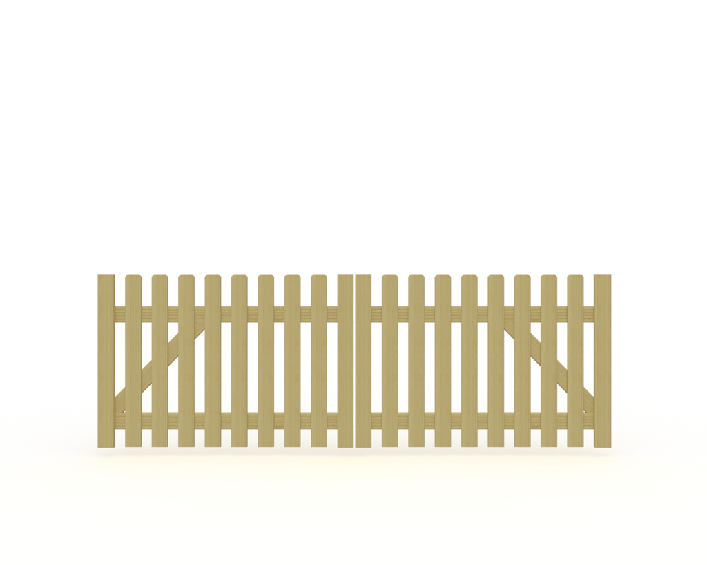 PORTAIL A LATTES BISEAUTEES 100X300 CM