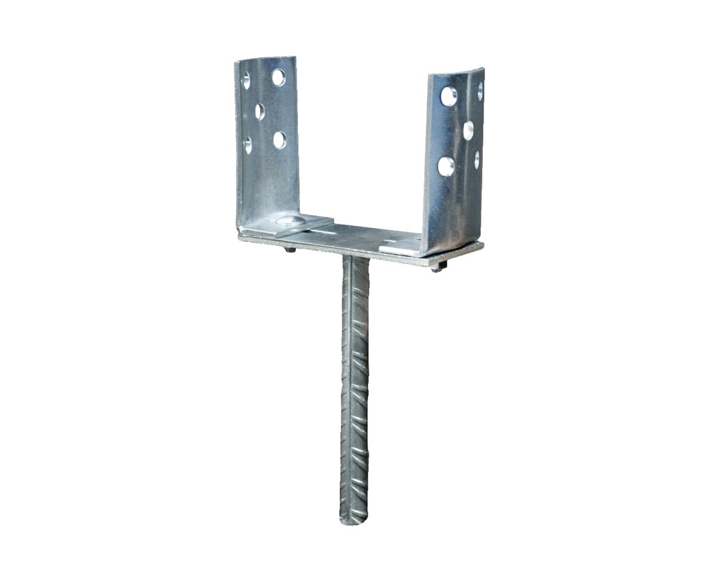 SUPPORT POUR POTEAU REGABLE POUR BOIS ROND