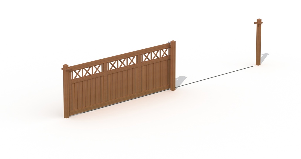 SCHUIFPOORT DECO RAIL 500/540 - PALEN