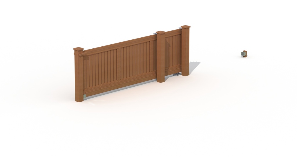 PORTAIL COULISSANT BAS AUTOPARTANT 310/450 COLONNES