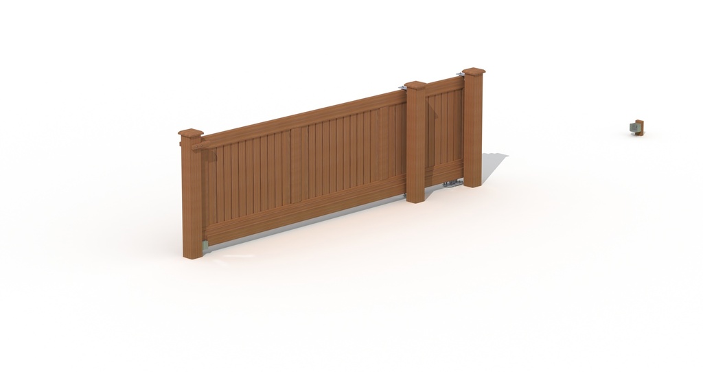 PORTAIL COULISSANT BAS AUTOPARTANT 370/510 COLONNES