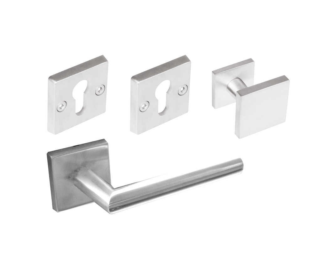 CARRÉ INOX  - POIGNÉE CARRÉE OU CLASSIQUE