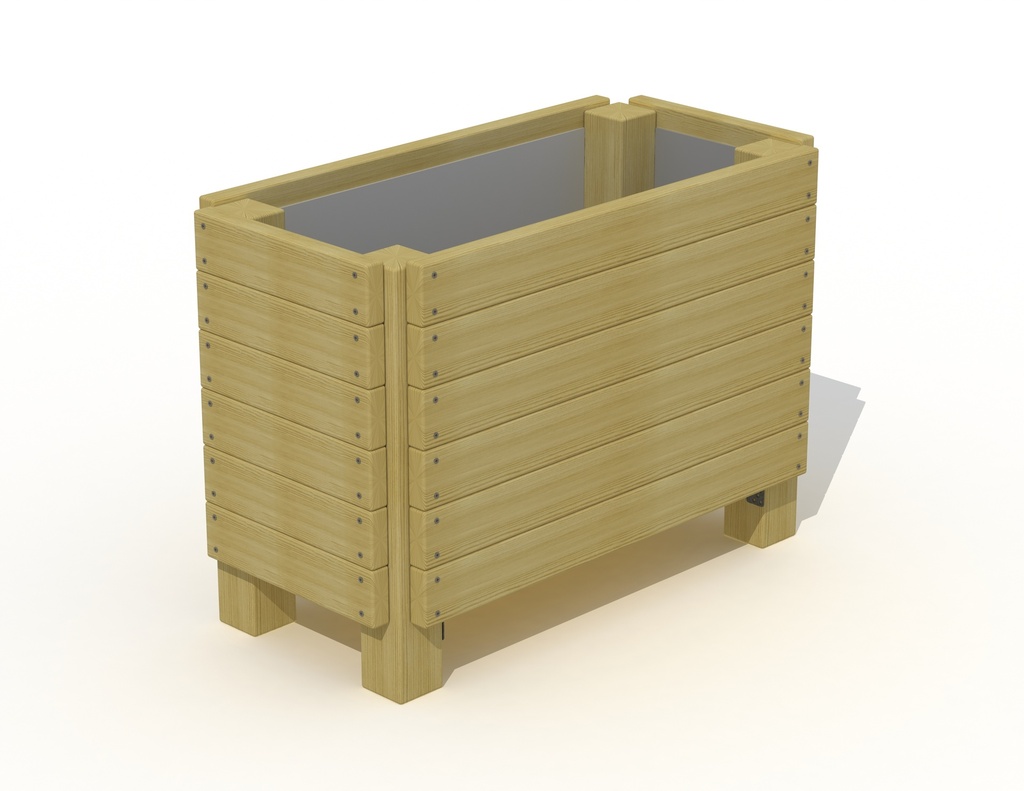 BLOEMBAK HORIZONTALE PLANKEN RNG 100X50X70CM