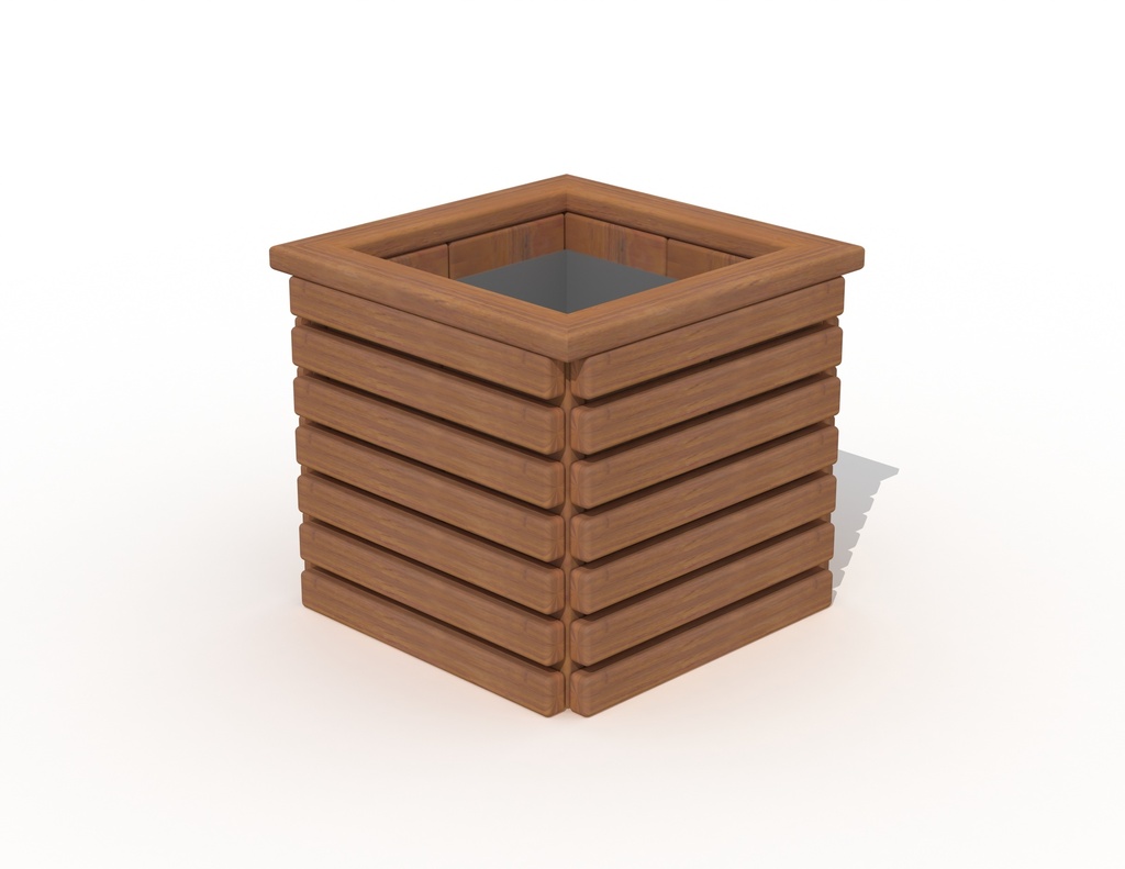 LATTENBLOEMBAK PADOUK 50X150X67CM