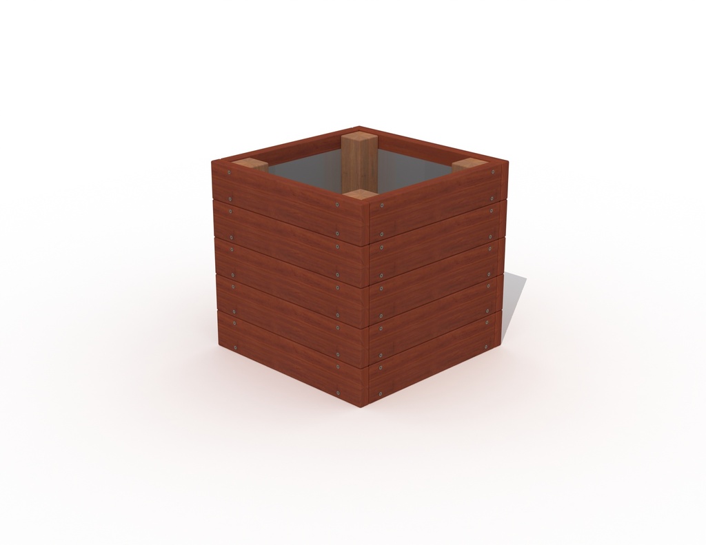 QUADRO BLOEMBAK HARDHOUT 50X50X48CM