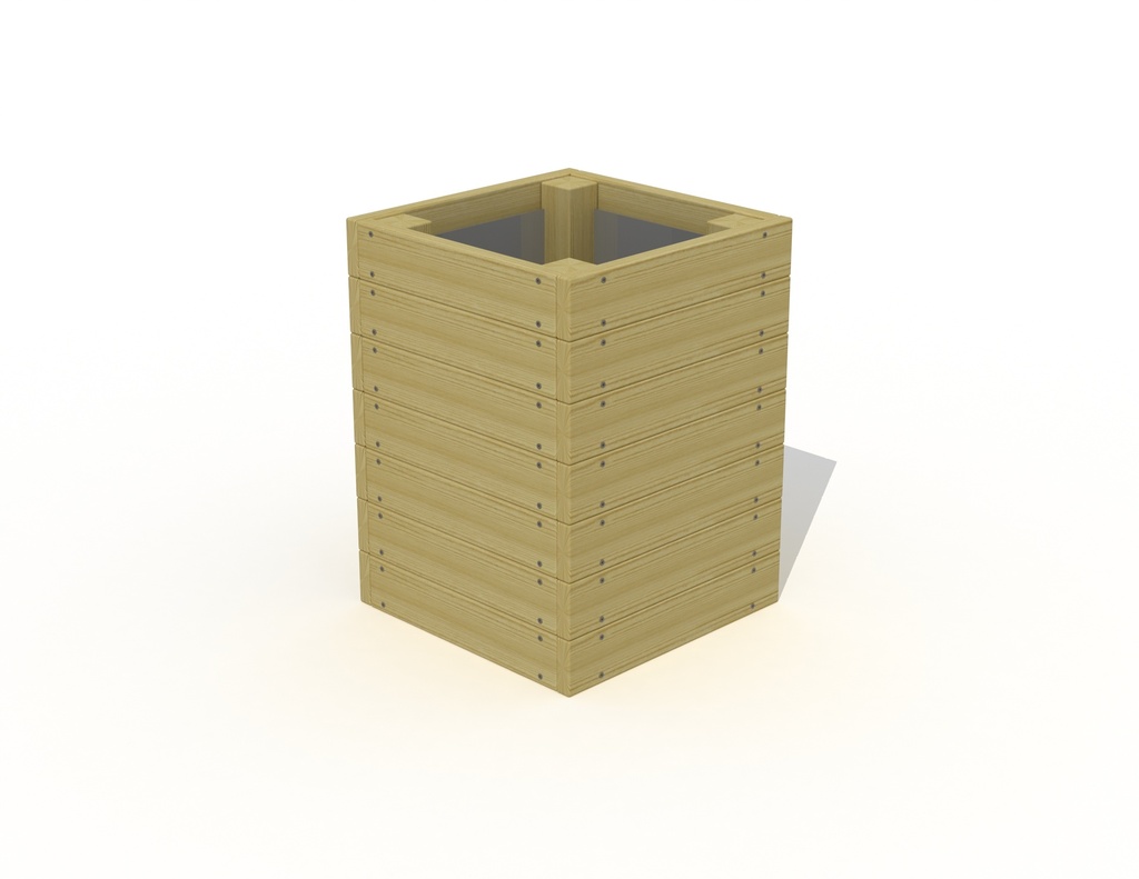 BAC A FLEURS QUADRO PIN 50X50X67CM