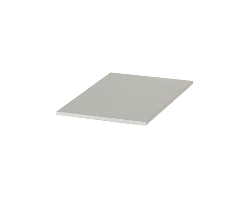 [50020] ALUMINIUM AFDEKPLAATJE VOOR PAAL: 70X50X2MM