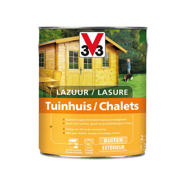 [V001*] V33 LAZUUR TUINHUIS HOUTTINT SATIJN