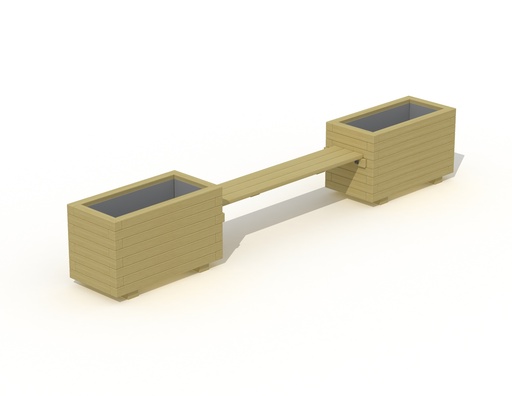 [P0636] SUPPLEMENT  ZITBANK TUSSEN 2 BLOEMBAKKEN