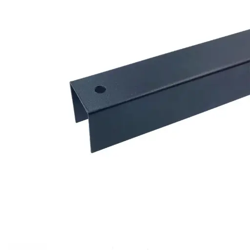 [H4537] H-GLEUFPAAL® AFWERKPROFIEL 45/37/45/2000 MM RAL 9005