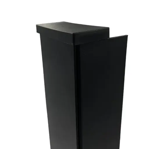 [H2201] H-POTEAU ® PROFIL COIN 2200 MM RAL 9005